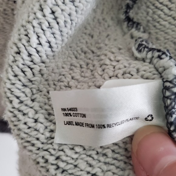 Gap Designed and Crafted Zip Moto Fitted Jacket in Blue Gray/White - Size S - Picture 6 of 9